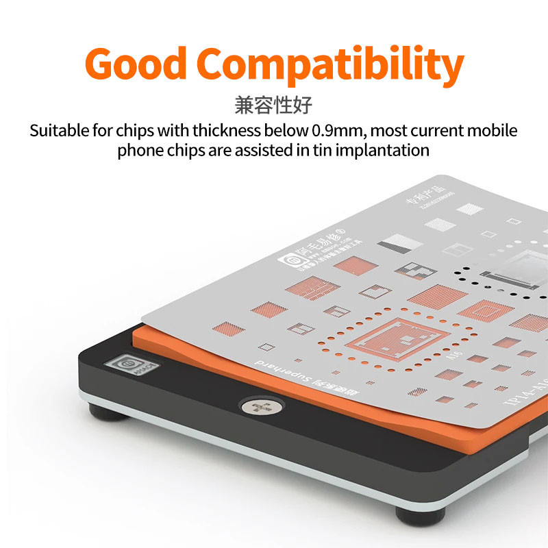 Amaoe PD-C Trồng Thiếc Pad Đa Năng Từ Tính BGA Reballing Nền Tảng Điện Thoại Di Động CPU IC Làm Lại Hấp Phụ Silicon Thảm Dụng Cụ
