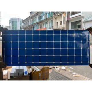 Decal Trắng, Đen, Xanh Biển (Caro) Dán Bể Cá Cảnh (Cao 50cm)