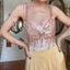Giữ phong cách Acrylic Vòng tròn Bustier Body Chain Trang sức ngực dành cho những người đam mê thời trang