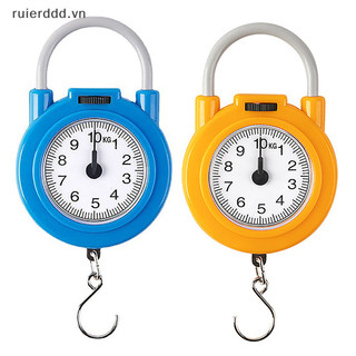 # MỚI # 10kg Cân cơ khí di động Hành lý cá Cân nhà bếp Cân lò xo cầm tay kỹ thuật số có độ chính xác cao.