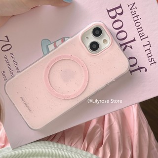 Thiết Kế Mới Mờ Từ Tính iPhone Dành Cho Apple iPhone 15 Pro Max 14 Chống Rơi 13 12 Khung Trong Suốt Hai Lớp Chất Lượng Cao ins Hồng Vàng Xanh