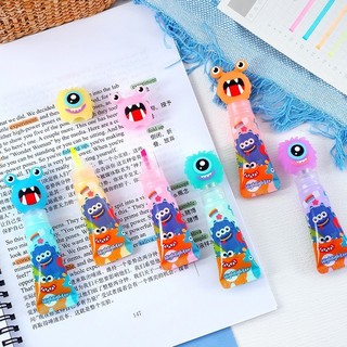 Bút Đánh Dấu, Highlight, Dạ Quang Hình Quái Vật - Giao Ngẫu Nhiên