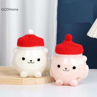 Gcdhome 500ml Chai Nước Giải Khát Gấu Nhỏ Uống Chai Trà Sữa Nước Uống Lạnh Chai Nóng