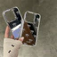 Ốp Điện Thoại Mềm Nơ Gương Cho iPhone 17 16 15 14 13 12 11 Pro Max X Xr XsMax 7 8 Plus