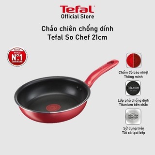 Chảo chiên Tefal So Chef 21cm/ 24cm/ 28cm  - Hàng chính hãng