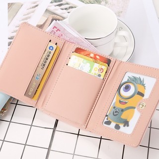 Ví nữ ngọt ngào thời trang Ví đựng tiền xu khóa đa chức năng