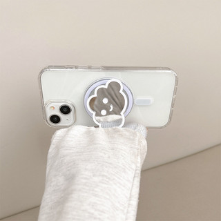 Giá đỡ điện thoại từ tính tròn gương đám mây cho vỏ Magsafe và IPhone 15 14 13 12 Pro Max 14 Plus có thể gập lại Pop Ring Grip Giá đỡ bàn co giãn Màu p4