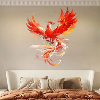 Nirvana Tái Sinh Phượng Hoàng Dán Lửa Phượng Hoàng Xe Dán Tủ Lạnh Dán Phòng Khách Phòng Ngủ Dán Tường Cửa An Toàn Dán Cửa Sổ Tự Thêm100607Bb