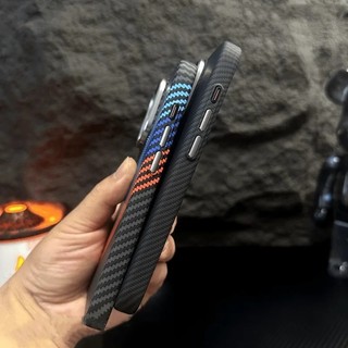 [Jlk] Ốp từ tính giảm họa tiết sợi Carbon sang trọng cho iphone 15 13 14pro 12 15Pro Max Ống kính hợp kim Vỏ cứng sạc không dây