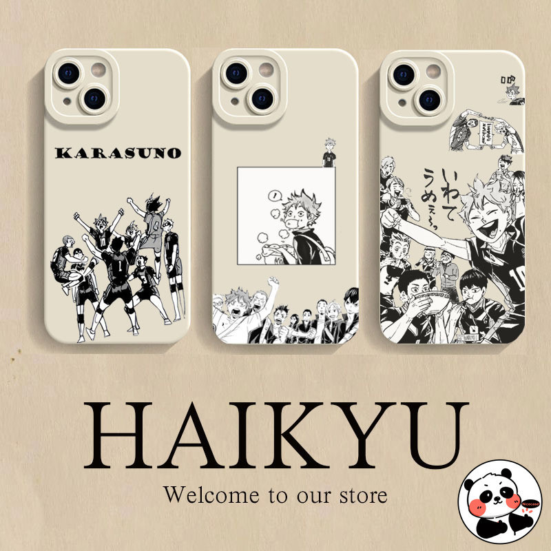 Vỏ Haikyu Cho OPPO A97 A17 A17K A16K A16E A35 A15 A15S A53 2020 A53s A91 A12 A12E A7 A5S AX5 A3S F11 F9 Pro F7 Vỏ Điện Thoại Mềm Hoạt Hình Dễ Thương Anime Shoyo Hinata Kageyama