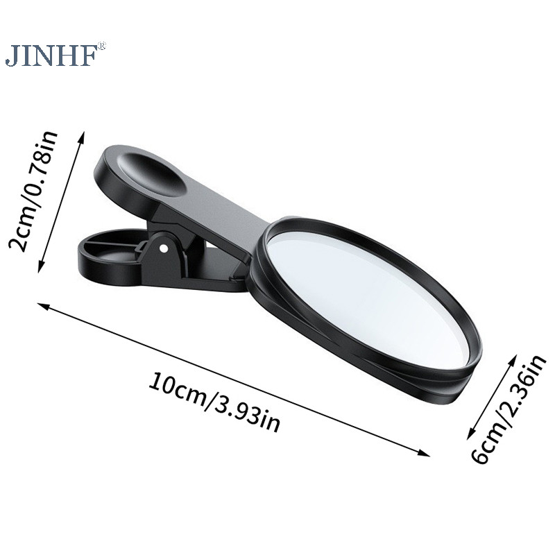 Jinhf Điện Thoại Thông Minh Camera Gương Phản Quang Kẹp Bộ Di Động Điện Thoại Di Động Camera Gương Kẹp Có Túi Bảo Quản Điện Thoại Phía Sau Selfie Gương HOT