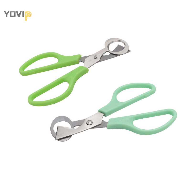 Yovip Kéo Trứng Thép Không Gỉ Chim cút Trứng Kéo Dụng Cụ Mở Trứng Lưỡi Cắt Sáng Tạo Bộ Dụng Cụ Dành Cho Phụ Kiện Nhà Bếp VN