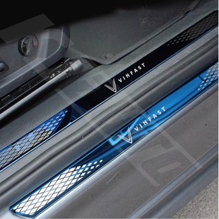 4 Vinfast Xe Ô Tô Thép Không Gỉ Ngưỡng Dải Kim Loại Chào Mừng Bàn Đạp Trang Trí Tự Động Tạo Kiểu Miếng Dán Cho Vinfast Lux A Fadil Tổng Thống SA VF E34 Phụ Kiện