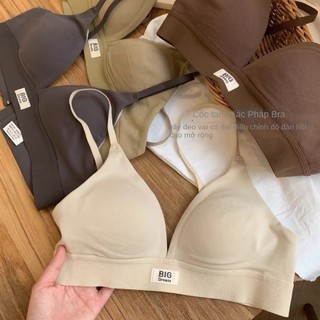 Áo ngực tam giác không khung kiểu Pháp thoáng khí chống chảy xệ dành cho nữ