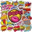 Set 50 Sticker Chữ Cái Tiếng Anh Hoạt Hình – Chống Nước | Trang Trí Đa Năng