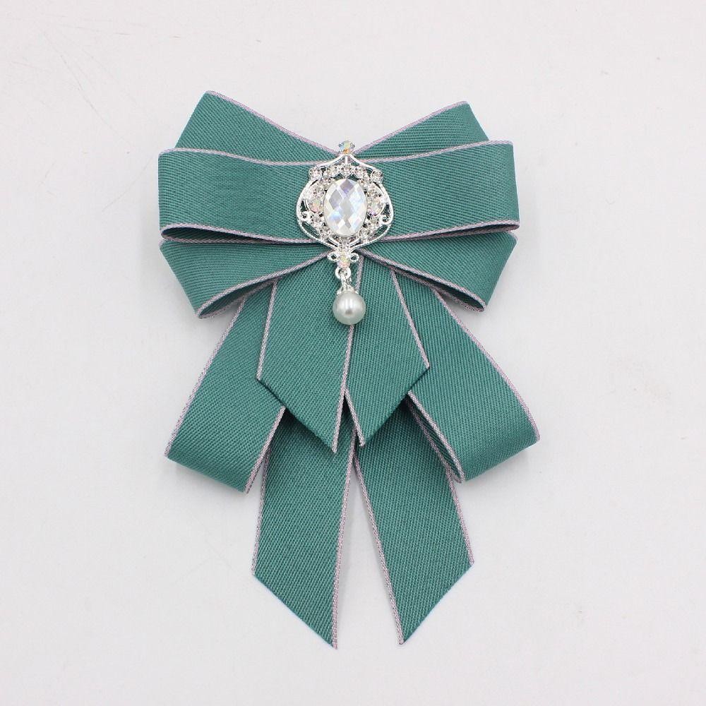 Thắt Nơ Handmade từ Vải Thổ Cẩm có Họa tiết Giả Kim Cương và Pha Lê - Phù hợp cho Nam và Nữ