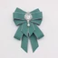 SAVORBOX Ribbon Bowtie, Dây buộc nơ pha lê thủ công, Vải cổ điển Nghệ thuật vải đính đá ruy băng cổ cho nam và nữ