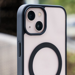 Ốp lưng chống ố từ tính viền đen cho iphone 7 8 plus x xr xs max 11 12 13 14 15 16 pro max xsmax promax
