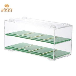 [WUSISI] Ô tô Diecast Lưu trữ Hộp chống bụi Acrylic 1: 64 cho hộp trưng bày trong suốt Giá đỡ tủ mô hình ô tô MỚI