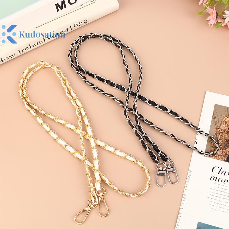 Kudosation 120cm Ví Dây Xích Đeo Ngang Túi Xách Dây Xích Thay Thế Da Túi Đeo Vai Dây Xích Diy Nữ Cô Gái Túi Một Phần Phụ Kiện