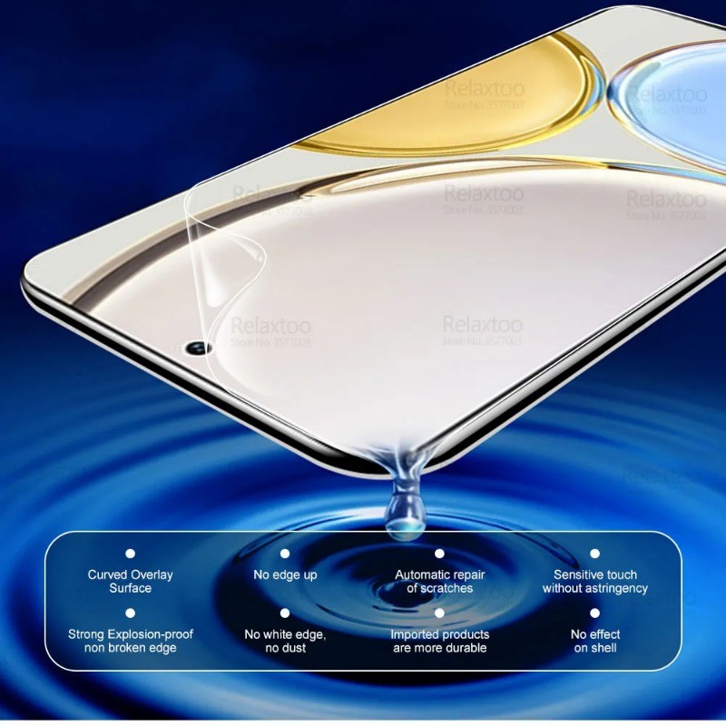 Dành Cho Huawei Mate 70 60 50E 50 40E 40 RS Ultimate Pro Plus Porsche Phim Hydrogel Chống Trầy Xước Hydrogel Mặt Trước + Phim Máy Ảnh Điện Thoại HD Ống Kính Bảo Vệ Màn Hình Phim