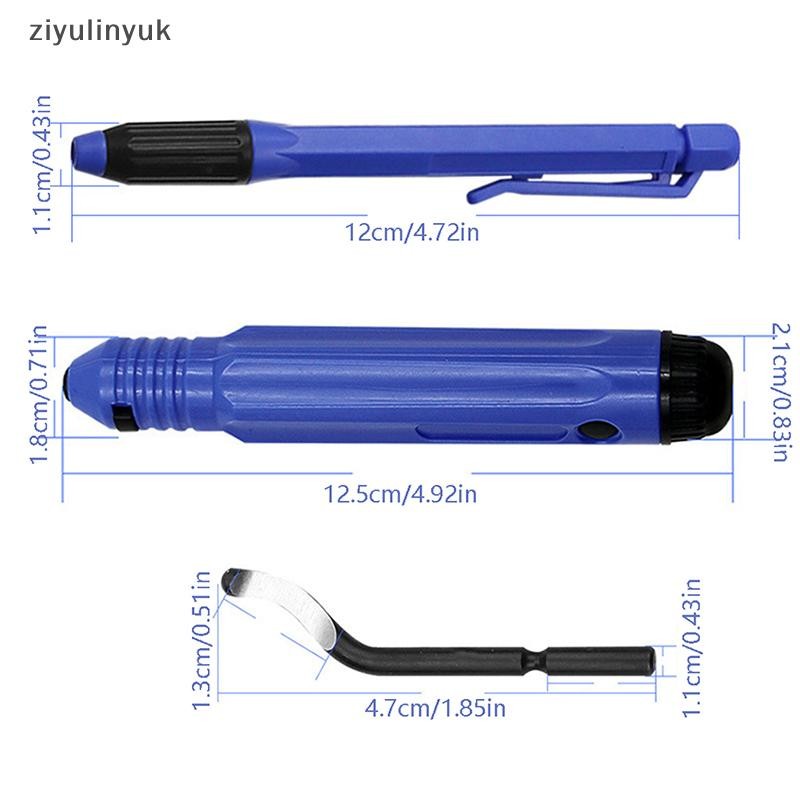 Ziyulinyuk Dụng cụ cạo và cắt tỉa tay NB1100 Edger Chamfering và cắt tỉa Dụng cụ cắt tỉa Bộ lưỡi dao Deburr quay cho thép, đồng, nhôm, gỗ và nhựa EN