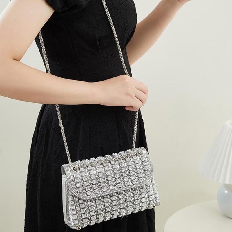 FL Kim Cương Giả Ví Túi Xách Nữ Dây Đeo Vai Túi Đeo Ngang Quà Tặng