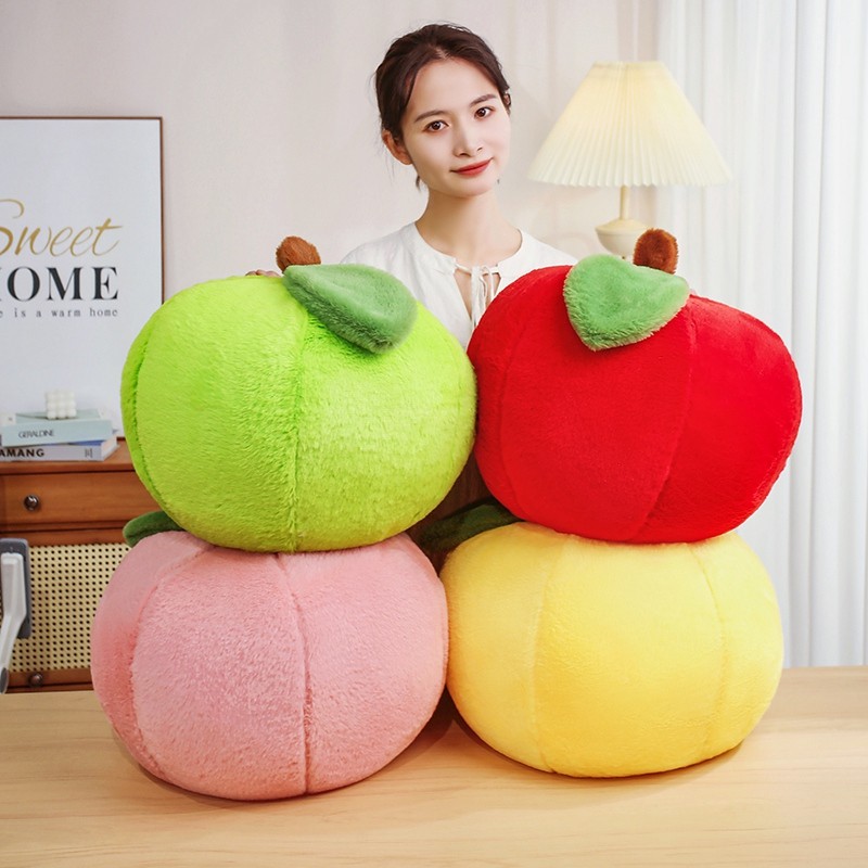 Rytanda Apple Sang Trọng Đồ Chơi Mô Phỏng Dễ Thương Táo Đỏ Mềm Đầy Trái Cây Gối Cho Trẻ Em Bạn Gái Quà Tặng Sinh Nhật Trang Trí Gia Đình Quà Tặng Giáng Sinh