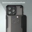 Dành cho iPhone 16 Pro Max, 15 14 13 12 Pro Max Ốp lưng ELVEV PC mờ bán trong suốt + Vỏ bảo vệ ống kính máy ảnh cạnh TPU mềm
