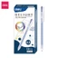 Bút bi nước mực gel bấm nhiều màu 0.5mm DELI nhanh khô viết đều êm EG118