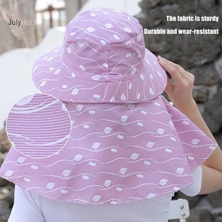 Mũ chống nắng chống tia cực tím JULYHOT có mặt nạ và khăn choàng, Mũ hái trà chống gió cho du lịch ngoài trời Đi xe đạp Massivedeals