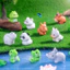 Sáng Tạo Dễ Thương Mini Ếch Cá Sấu Động Vật Nhỏ Búp Bê Rêu Micro Phong Cảnh Làm Vườn Trang Trí Cảnh Quan Biển Đồ Trang Trí DIY Decorati