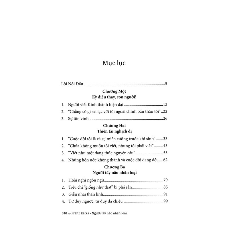 Ảnh Sách Franz Kafka - Người Tẩy Não Nhân Loại (NXBTH) 2