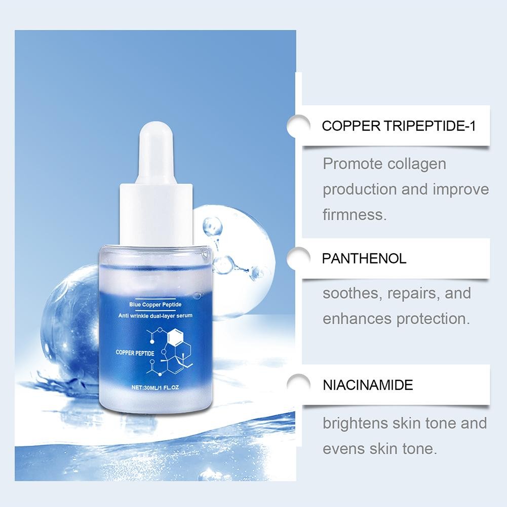 Đồng Peptide Chống Lão Hóa Serum Đồng Peptide Collagen Serum Dưỡng Ẩm Mạnh Mẽ E3w9