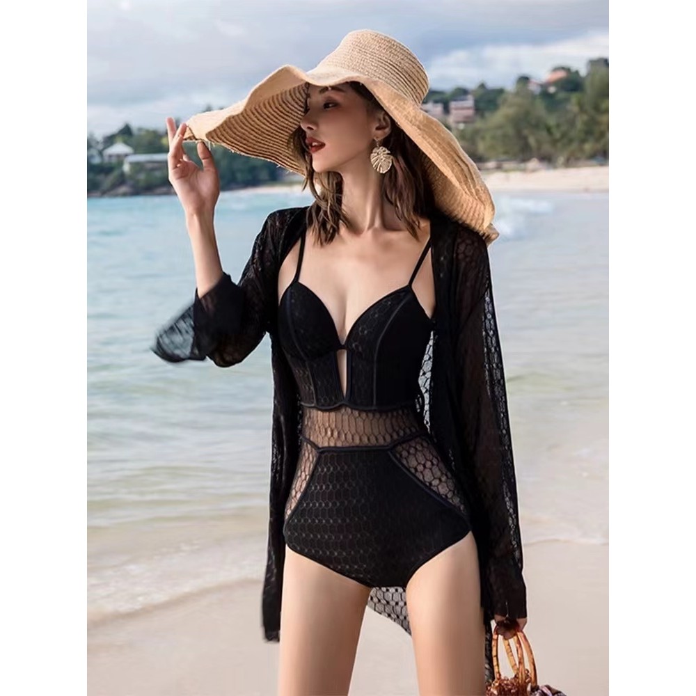 Áo tắm bikini dây đeo cao cấp Pure Desire Dopamine, sexy, ôm sát, tay dài, không lưng