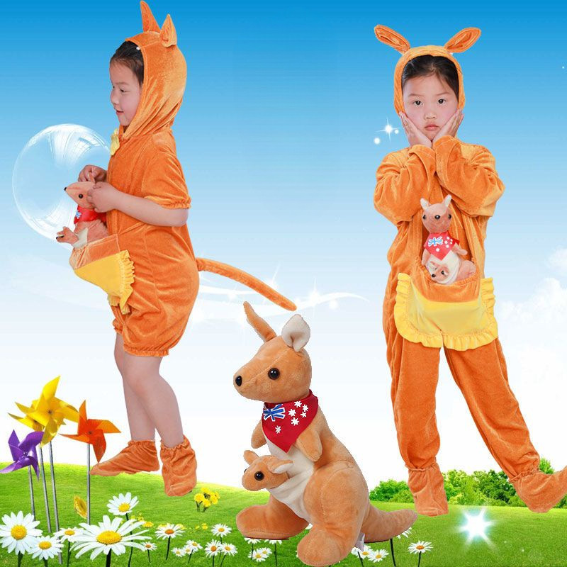 💕 HÀNG CÓ SẴN – Đầm Trang Phục Trẻ Em 3‑12 tuổi – Chuột Túi + Hoạt Hình Động Vật, Thích hợp Halloween, Giáng Sinh & Ngày Trẻ Em 🎃🎉