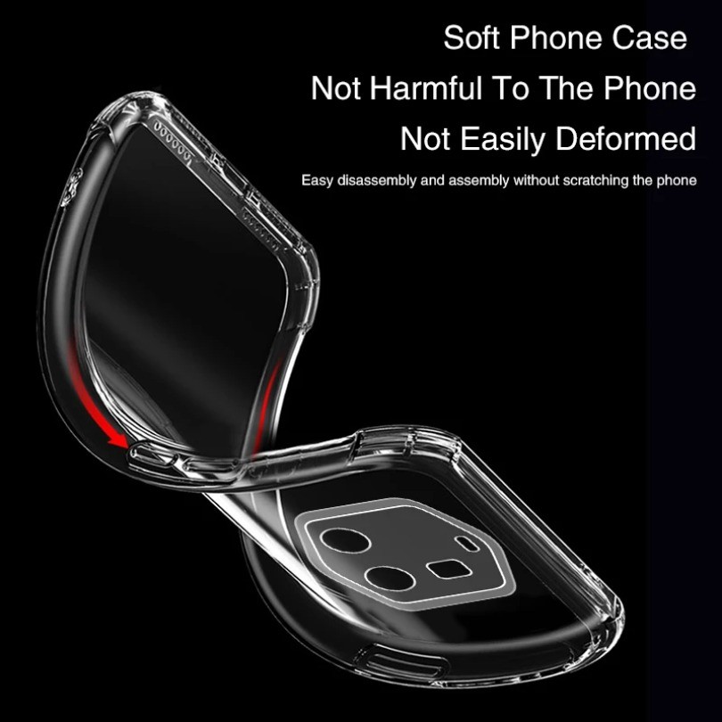Túi Khí Mềm Ốp lưng Honor Magic7 Magic 7 Lite Pro RSR 7Lite 7Pro 7RSR 5G Fundas Silicon Trong Suốt Mặt Sau Đơn Giản Carcasas