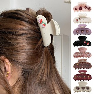 Kẹp tóc mũ, phụ kiện tóc hoa trái tim, sáng tạo acetate thời trang, mũ trùm đầu trang điểm