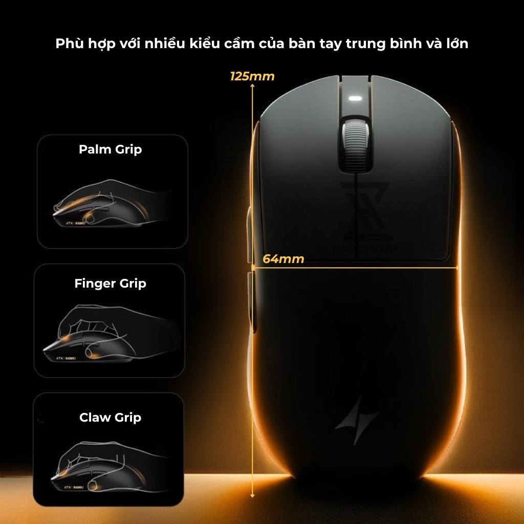 BH12t Hãng-Chuột chơi game không dây nhẹ VGN ATK Dragonfly A9 Ultimate/ Air /Ultra/Pro max/Pro/Plus- CreedShop | BigBuy360 - bigbuy360.vn
