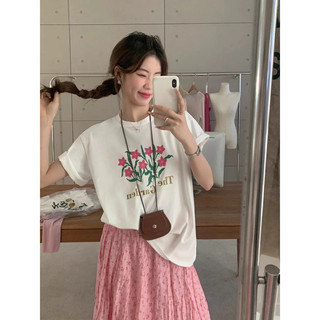 Hiixiivi Áo thun cotton dáng rộng Unisex, tay ngắn, cổ tròn, phong cách Baggy Tee 4/12