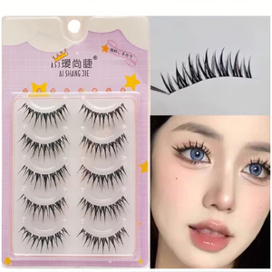 Truyện Tranh 3D Lông Mi Ướt Sản Phẩm Mới Tai Lúa Mì Lông Mi Giả Một Mảnh Trong Suốt Mỏng Thân Tự Nhiên Mô Phỏng Uốn Lông Mi Giả