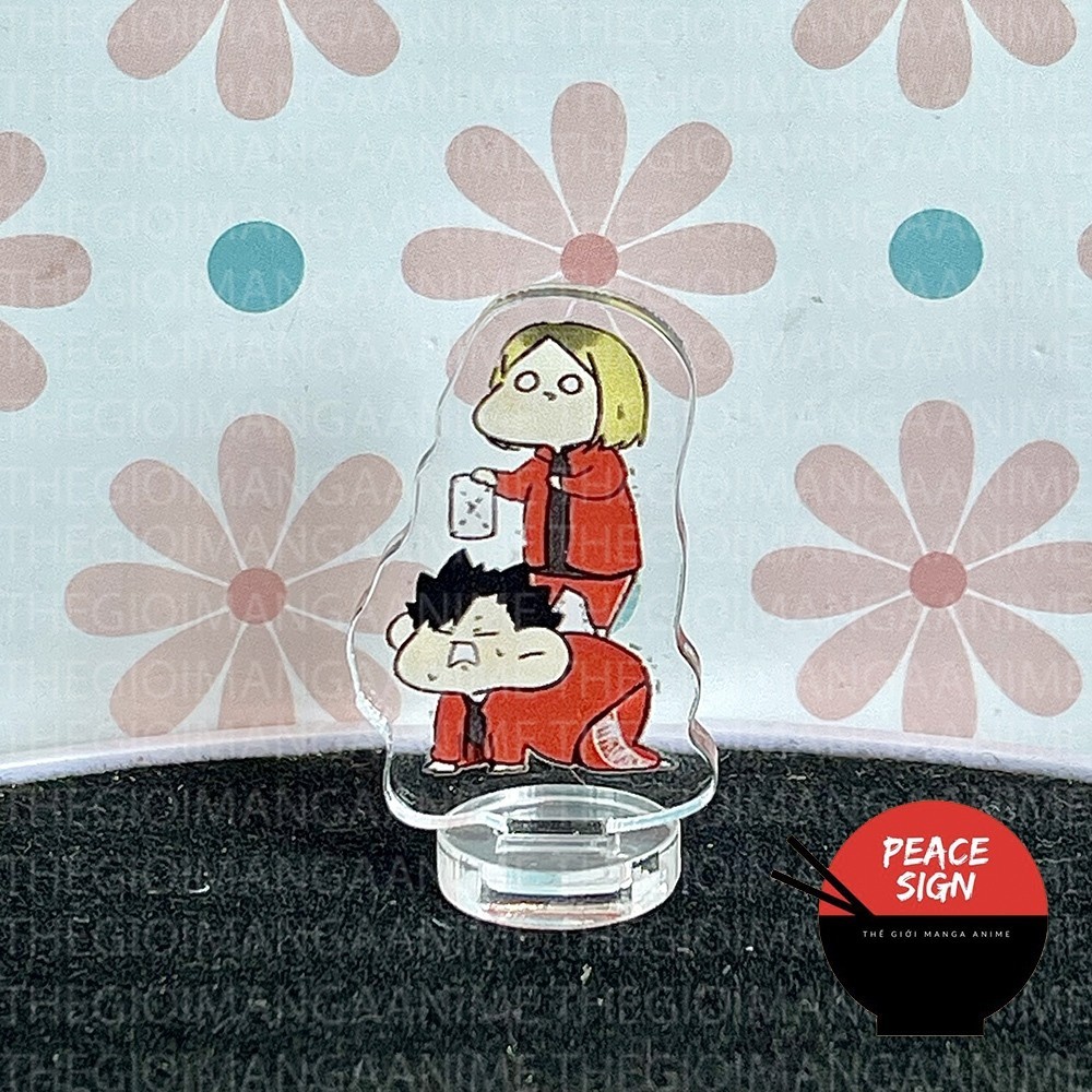 (3CM) Mô hình HAIKYUU! ver MẮT TRÒN Standee Vua Bóng Chuyền mica acrylic anime chibi trưng bày