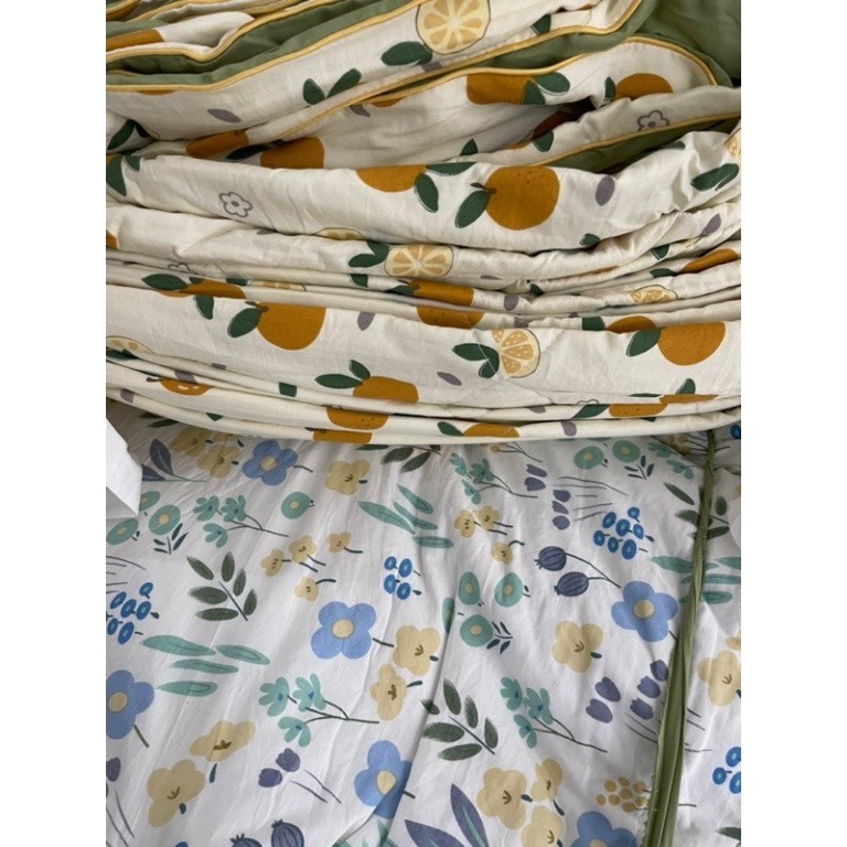 Chăn Cotton Đũi Sơ Đậu Nành Hàn Quốc Nhập Khẩu, chăn hè thu ( ảnh thật shop tự chụp ) chăn thu hè nhập khẩu loại 1