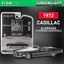 Xe Ánh Sáng Xanh Mẫu 1: 64 Gangster Series 29 Xe Hợp Kim Cadillac Mô Hình Mô Phỏng Xe Bộ Sưu Tập Mô Hình Đồ Trang Trí 3KYW