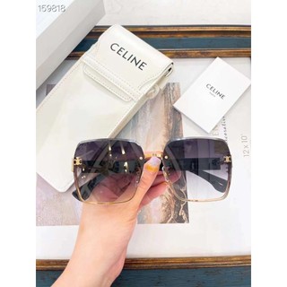 Kính râm mát nữ ốc không viền pha lê du lịch sang chảnh Mắt kính SD STORE 9175