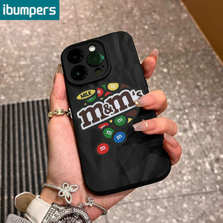ibumpers Ốp Lưng IPhone Sô Cô La Hoạt Hình Dễ Thương Họa Tiết Cho IPhone 16 15 14 12 13 11 Pro Max IP 7 8 Plus X XS XR Ốp Điện Thoại Silicon Mềm Chống Sốc Mỏng