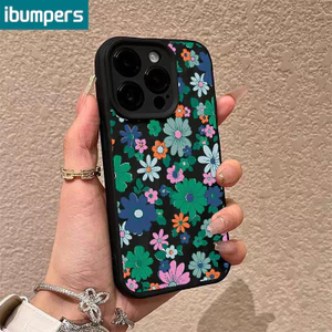ibumpers Ốp Lưng IPhone Xinh Độc Đáo Hoa Hoạt Hình Cho IPhone 16 15 14 12 13 11 Pro Max IP 7 8 Plus X XS XR Ốp Điện Thoại Silicon Mềm Chống Sốc