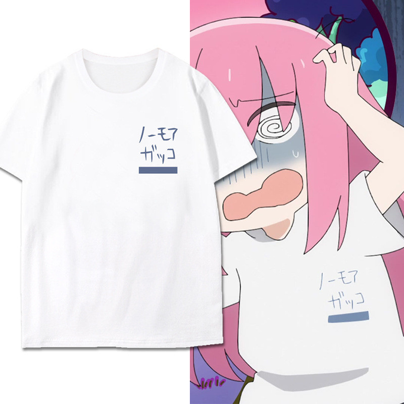 Bocchi THE ROCK Gotoh Hitori Ijichi Nijika kessoku bando Vải Cosplay 3D Mùa Hè Áo Thun Anime Tay Ngắn