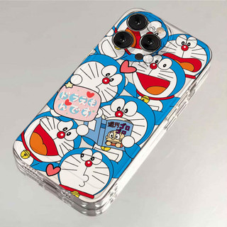 Phim hoạt hình Doremon Bao gồm tất cả dễ thương CHO LABU iPhone11 Ốp lưng iPhone 12 / 13 / 14 / 15 plus Silicone mềm vui nhộn x / 7 / 8 Vỏ bảo vệ chống sốc chống rơi