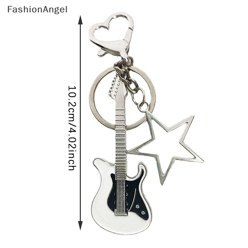 FashionAngel Bông Tai Kẹp Y2k Đàn Guitar Trái Tim Tình Yêu Ngôi Sao Cho Nữ Ngọt Ngào Thoáng Mát Xu Hướng Thời Trang Mặt Dây Chuyền Vintage Thẩm Mỹ Phụ Kiện Quà Tặng Mới TH